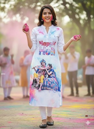 Women’s Holi Printed Kurti