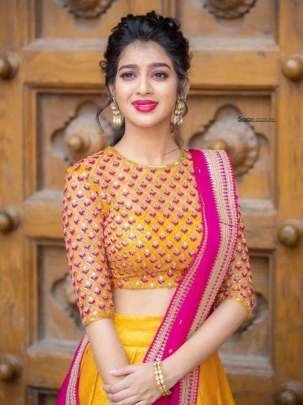 Yellow New Traditional Kanjiveram Silk Lehenga