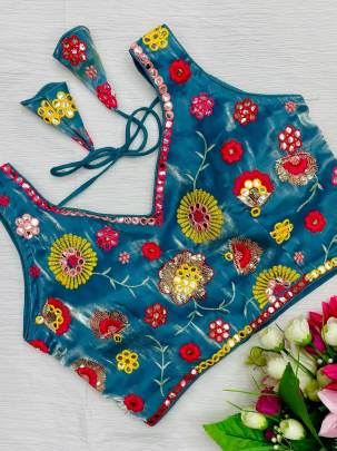 Zimmy Choo Rama All Over Floral Embroidered Sleeveless Blouse