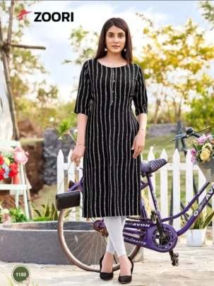 Zoori Brand Akshara Vol 30 Casual Printed Rayon Daily Wear Kurtis
