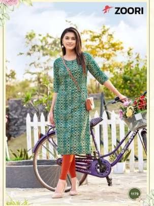 Zoori Brand Akshara Vol 30 Casual Printed Rayon Daily Wear Kurtis