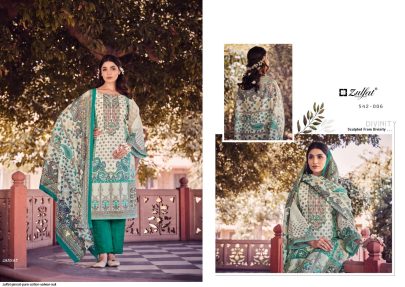 Zulfat Designer Suits Present Jannat Cotton Dress Material Catalog