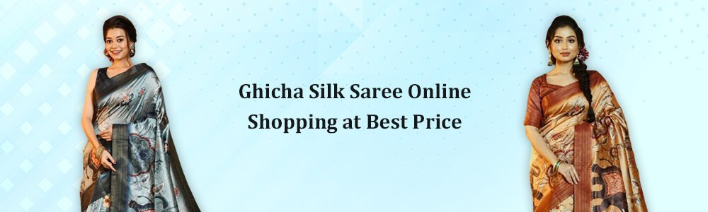 ghicha silk saree