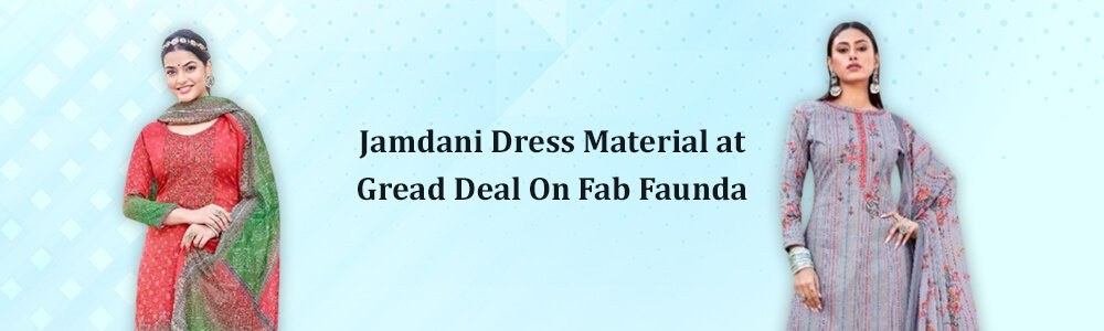 jamdani dress material