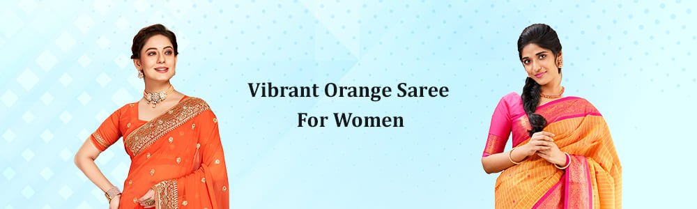Orange Colour Saree for Women