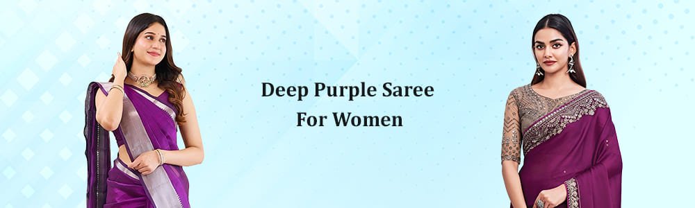 Purple Colour Saree for Women
