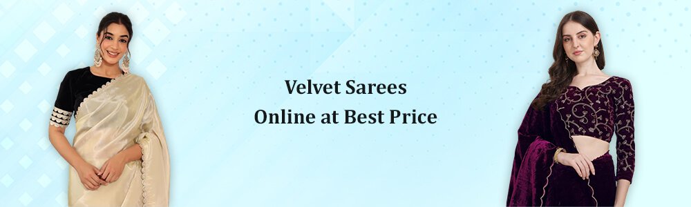 Velvet Saree Design